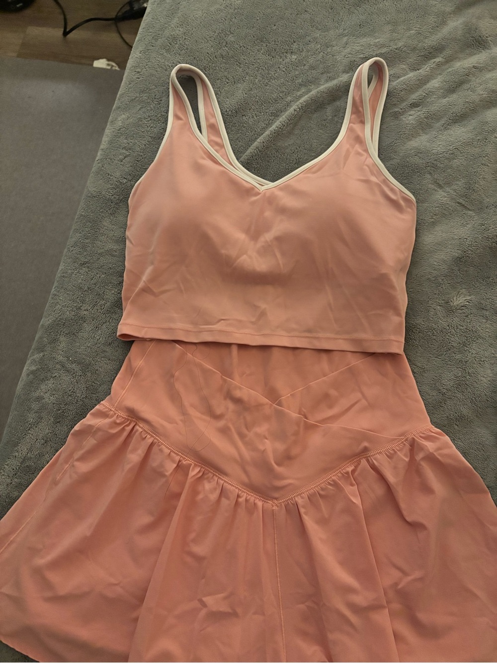 Aerie Flowy Crossover Sports Bra and Shorts Set
